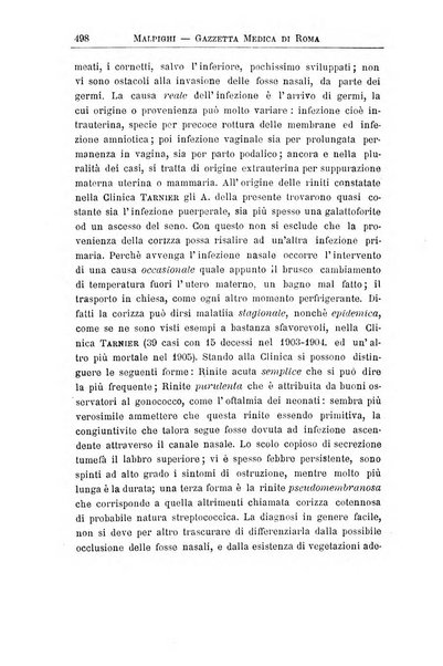 Gazzetta medica Malpighi