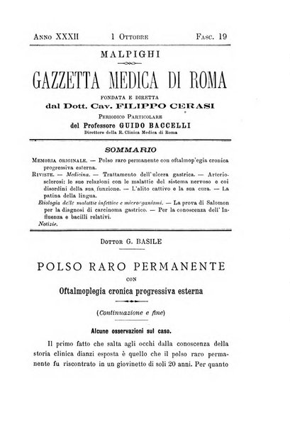 Gazzetta medica Malpighi