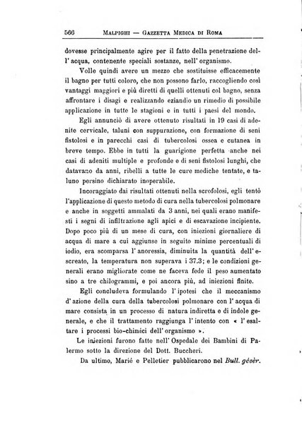 Gazzetta medica Malpighi