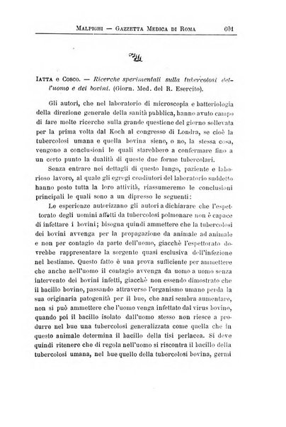 Gazzetta medica Malpighi