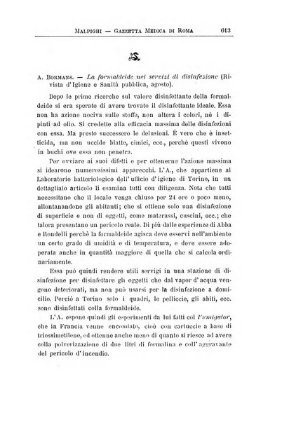 Gazzetta medica Malpighi