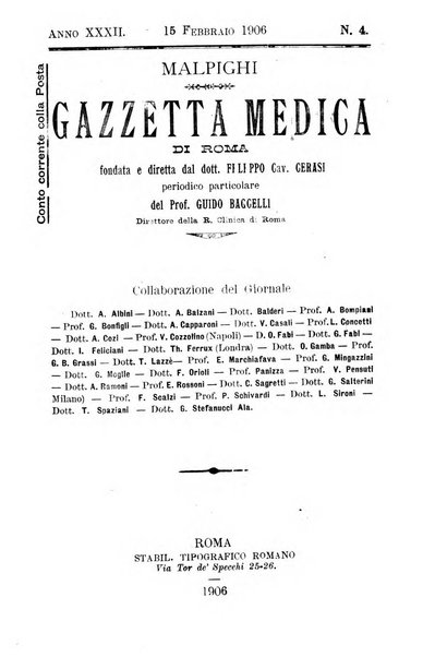 Gazzetta medica Malpighi