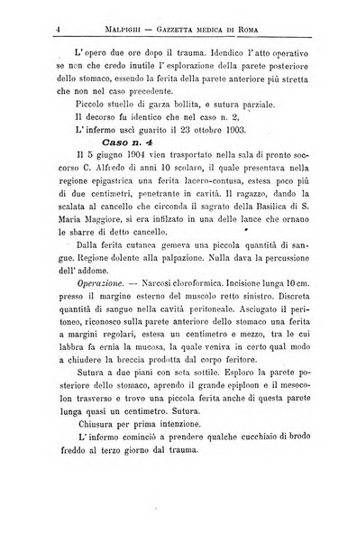 Gazzetta medica Malpighi