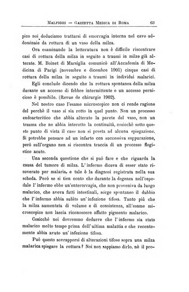 Gazzetta medica Malpighi