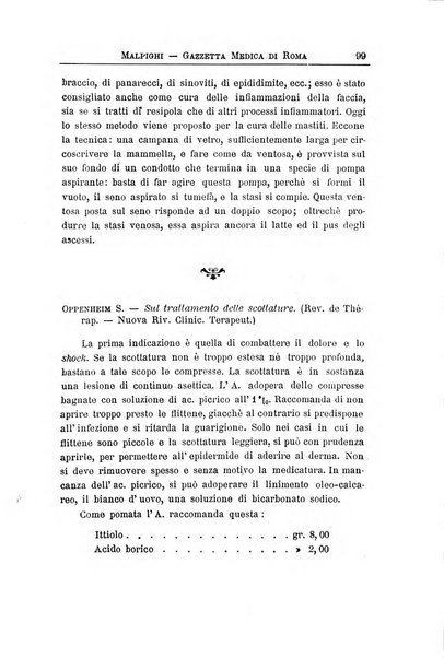 Gazzetta medica Malpighi