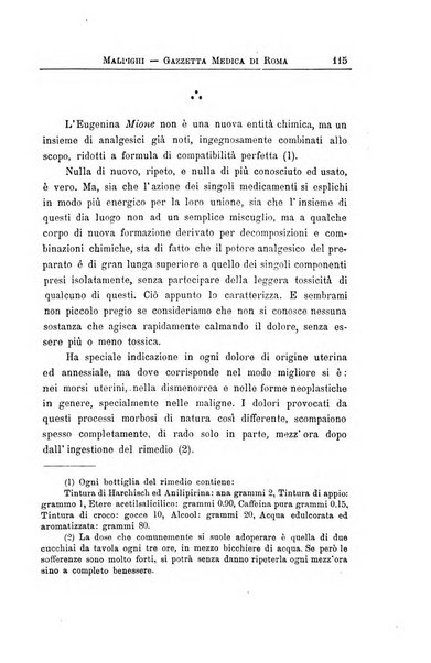 Gazzetta medica Malpighi