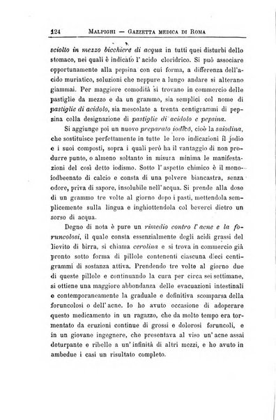 Gazzetta medica Malpighi