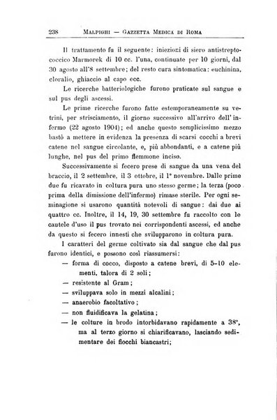 Gazzetta medica Malpighi