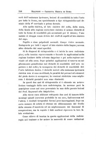 Gazzetta medica Malpighi