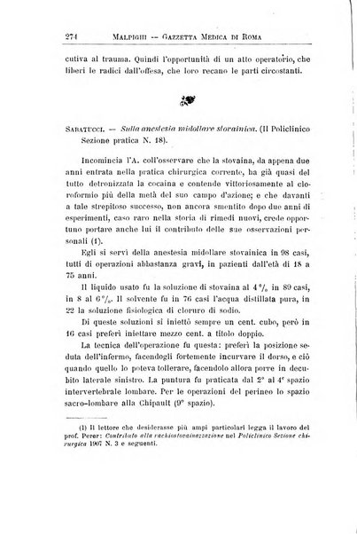 Gazzetta medica Malpighi