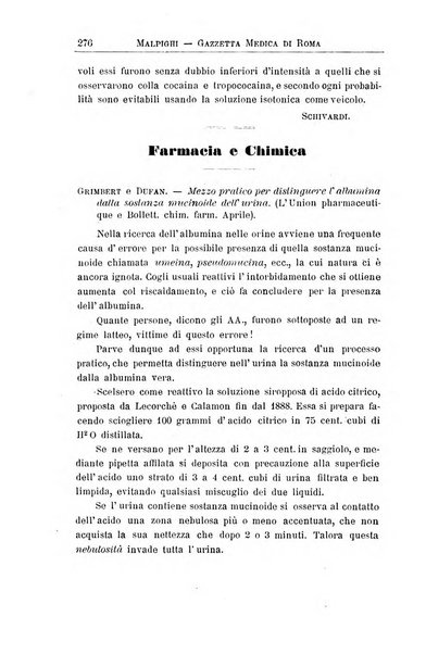 Gazzetta medica Malpighi