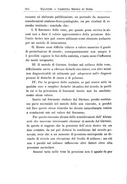 Gazzetta medica Malpighi