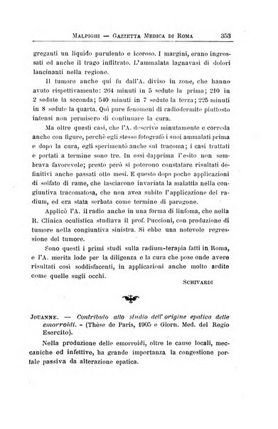 Gazzetta medica Malpighi