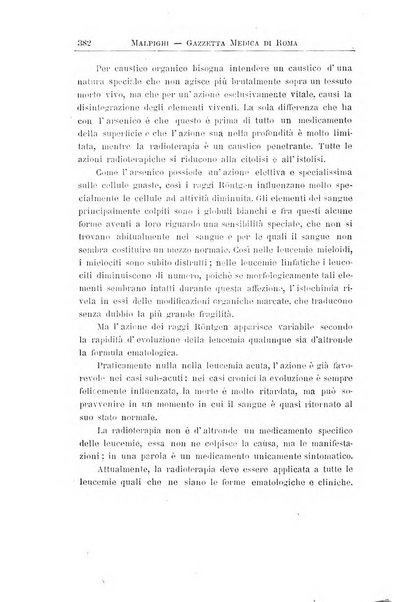 Gazzetta medica Malpighi