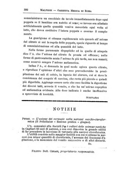 Gazzetta medica Malpighi