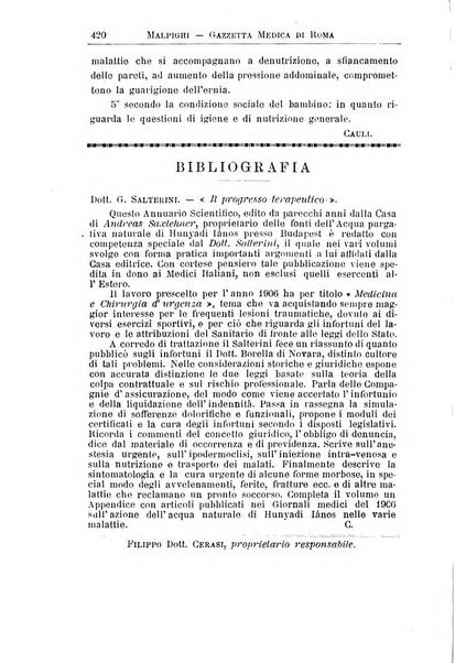 Gazzetta medica Malpighi