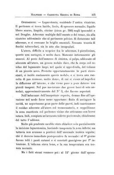 Gazzetta medica Malpighi