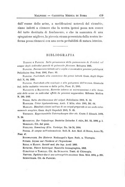 Gazzetta medica Malpighi