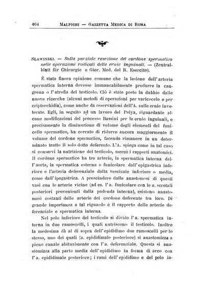 Gazzetta medica Malpighi