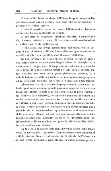 Gazzetta medica Malpighi