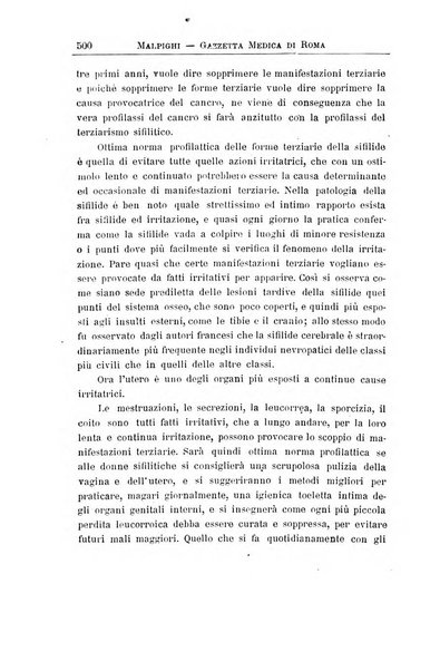 Gazzetta medica Malpighi