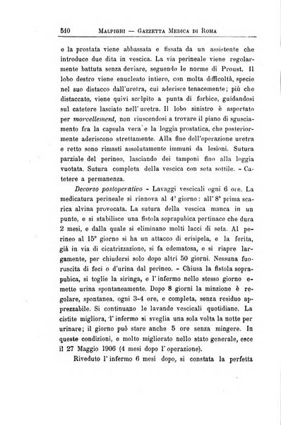 Gazzetta medica Malpighi