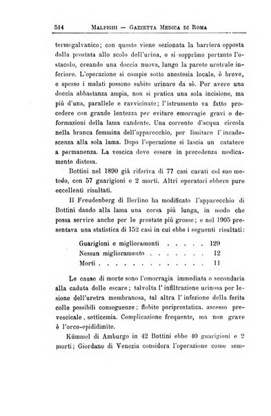 Gazzetta medica Malpighi