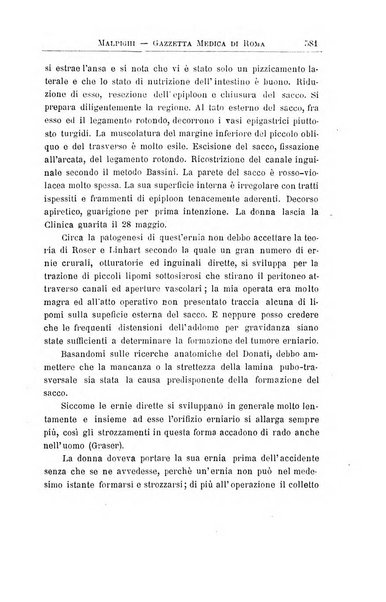 Gazzetta medica Malpighi