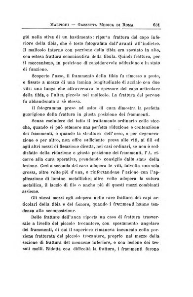 Gazzetta medica Malpighi