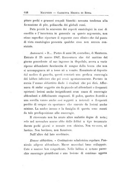 Gazzetta medica Malpighi