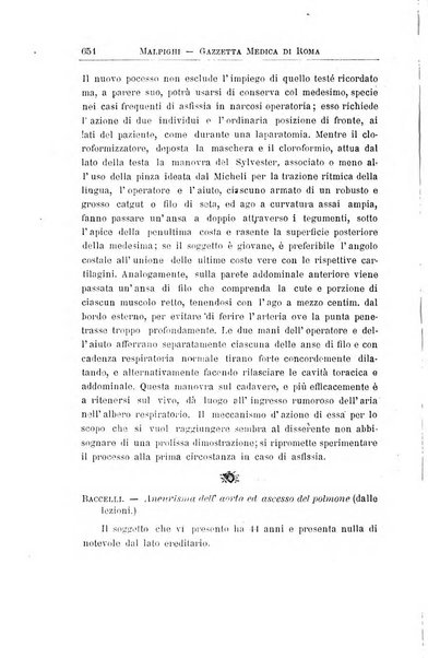 Gazzetta medica Malpighi