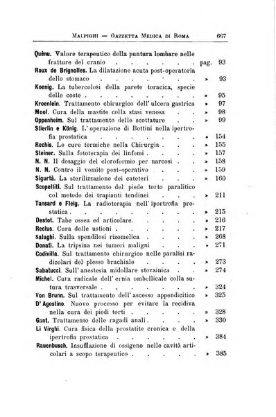 Gazzetta medica Malpighi