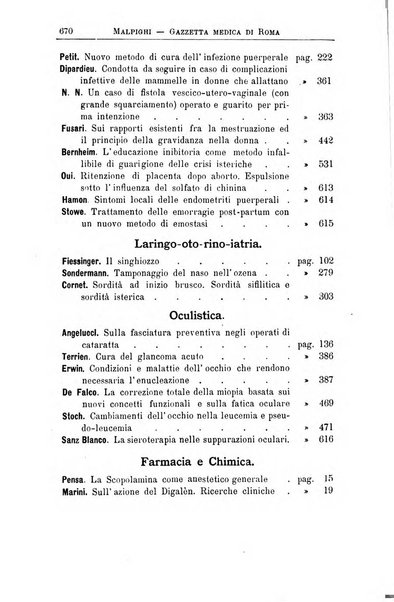 Gazzetta medica Malpighi