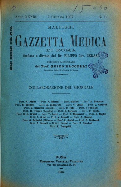 Gazzetta medica Malpighi