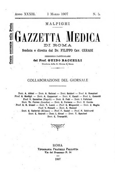 Gazzetta medica Malpighi