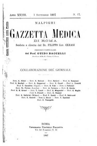 Gazzetta medica Malpighi