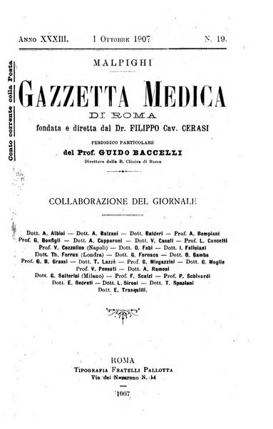 Gazzetta medica Malpighi