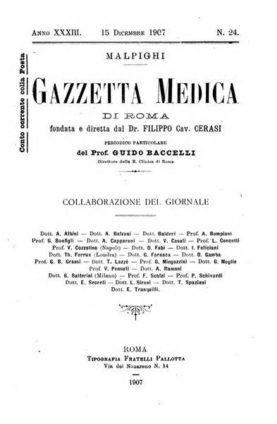 Gazzetta medica Malpighi