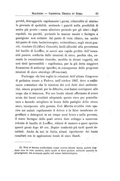 Gazzetta medica Malpighi