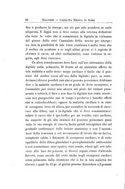 Gazzetta medica Malpighi