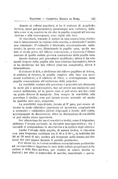 Gazzetta medica Malpighi