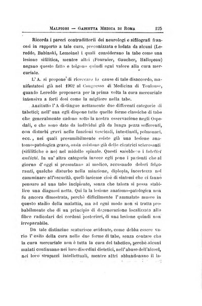 Gazzetta medica Malpighi