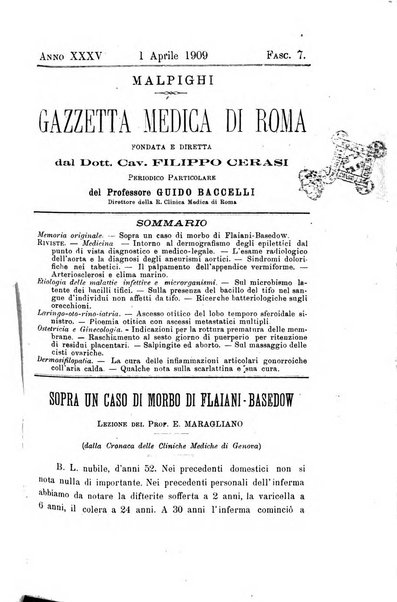 Gazzetta medica Malpighi