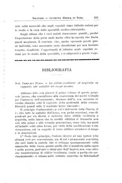 Gazzetta medica Malpighi