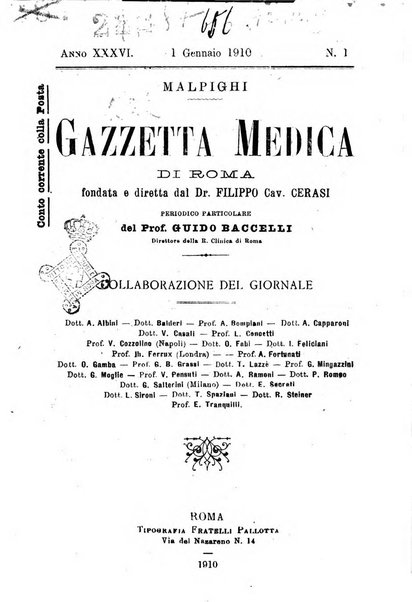 Gazzetta medica Malpighi