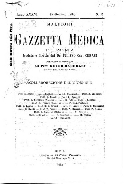 Gazzetta medica Malpighi