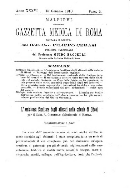 Gazzetta medica Malpighi