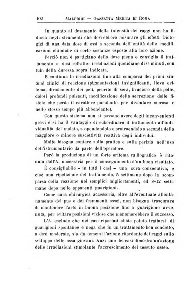 Gazzetta medica Malpighi