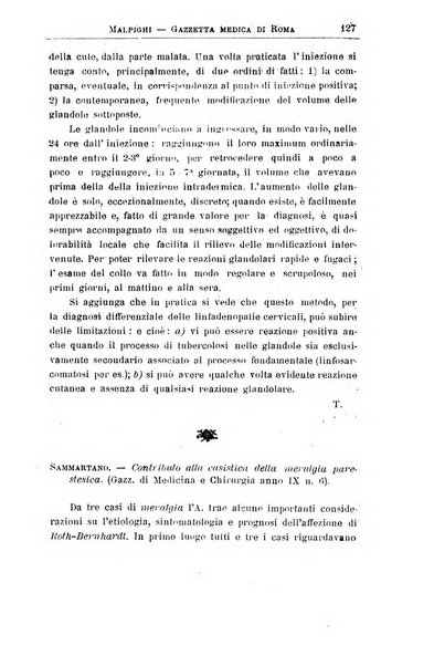 Gazzetta medica Malpighi