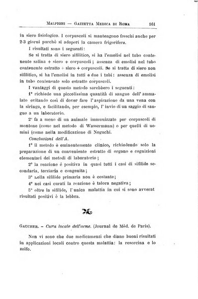 Gazzetta medica Malpighi